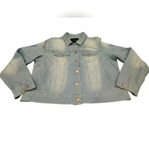 Nine West MISSY Senora Courant   Jacket Pinstriped S XL Color Blue & White